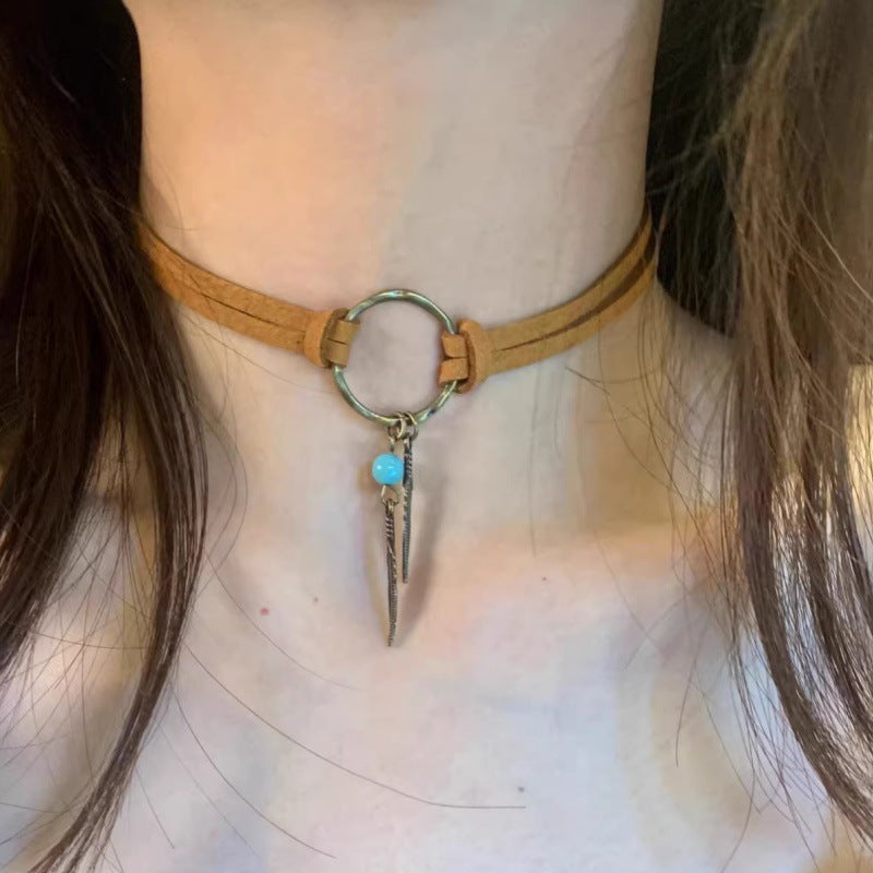 Millennium Hot Vintage Leather Design Sense Necklaces
