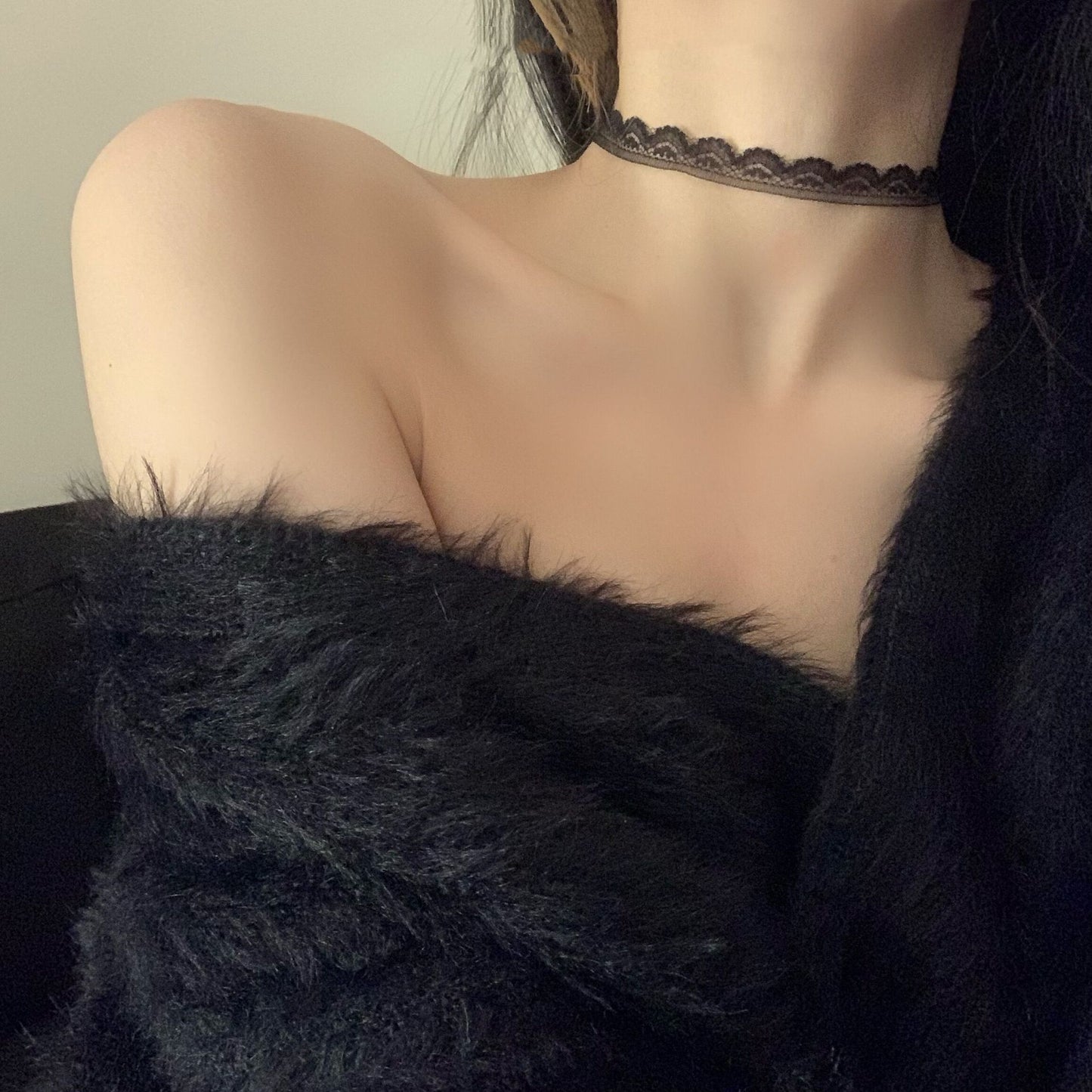 Lace Fairy Cold Style Clavicle Chain Female Neck Short Collar