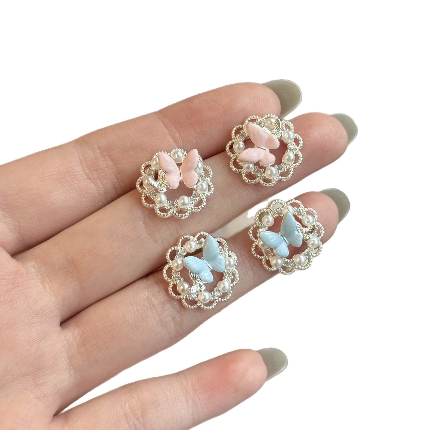 Lace With Flexible Daily Commuting Date Super Earrings