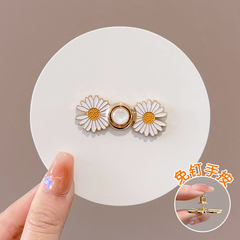 Brooch Clasp Hidden Hook Sewing Free Does Not Hurt Clothes Brooches