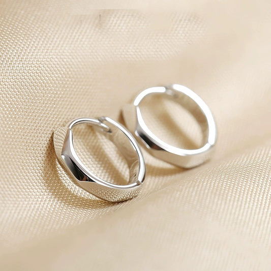 Round Ear Clip High-grade Simple Light Luxury Earrings
