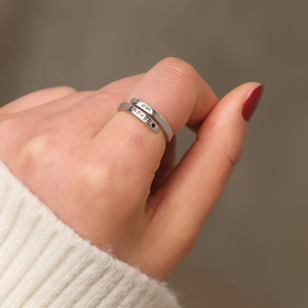 English Satisfies Enough Female Simple Stylish Rings