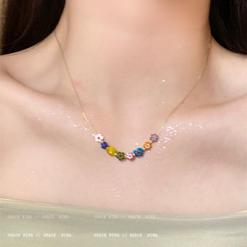 Water Drop Retro Design Temperament Entry Necklaces
