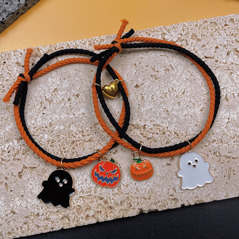 Ghost Love Magnetic Couple Suit Carrying Bracelets