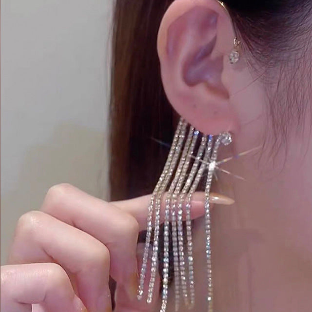 Sier Plated Ear Clips Without Piercing Rings