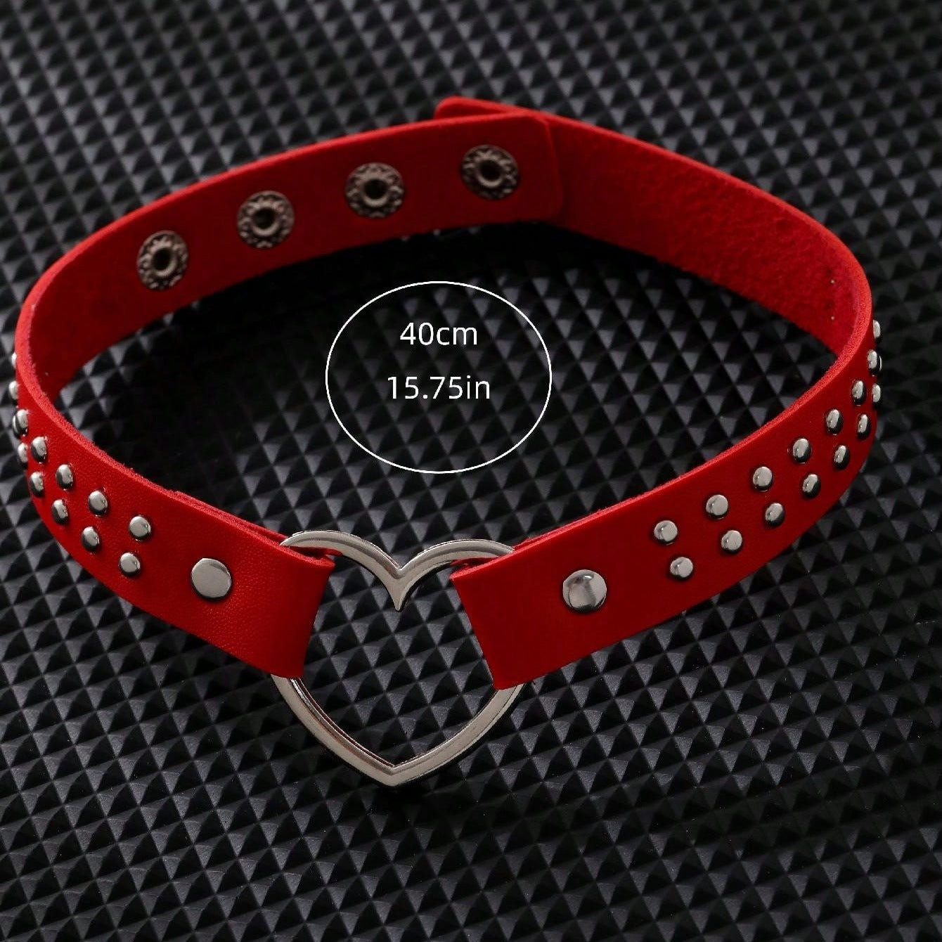 Punk Simple Leather Fashion Casual Love Leg Neckband Rings