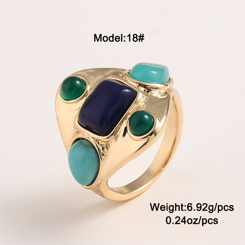 Antique Fashion Design Popular Imitation Jewelry Rings