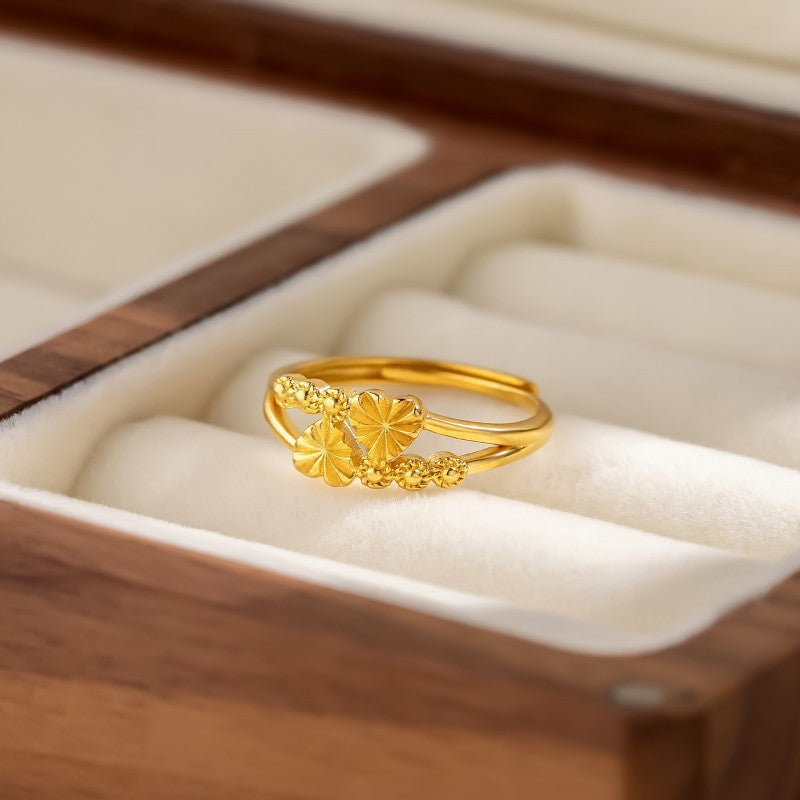Heart-shaped Open Mouth Love Stall Live Rings