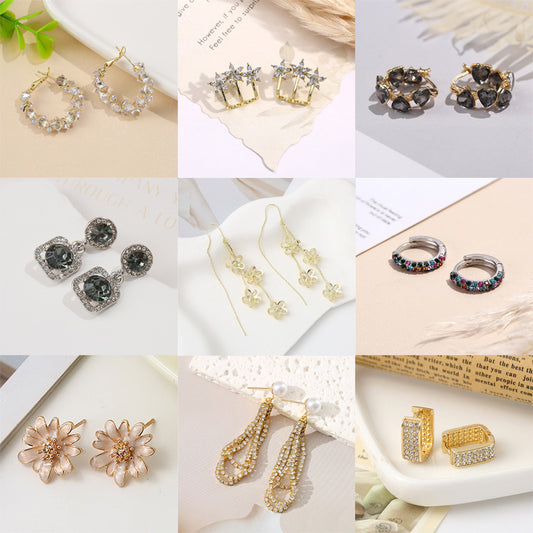 Fashion Light Luxury Personality Trendy Simple Stud Earrings
