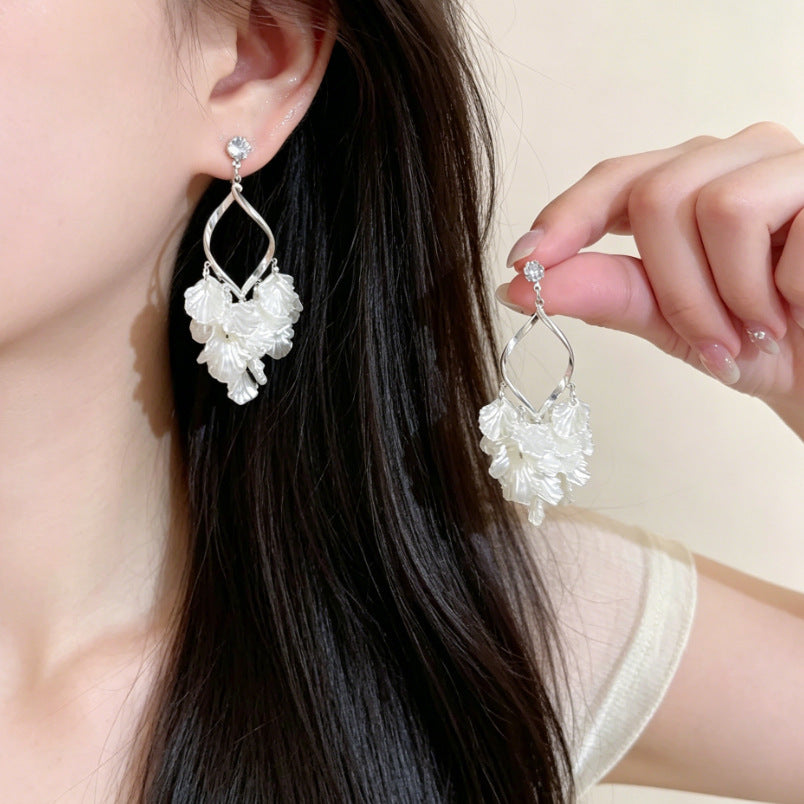 Women's Diamond For Chic Elegant Fresh Sweet Stud Earrings