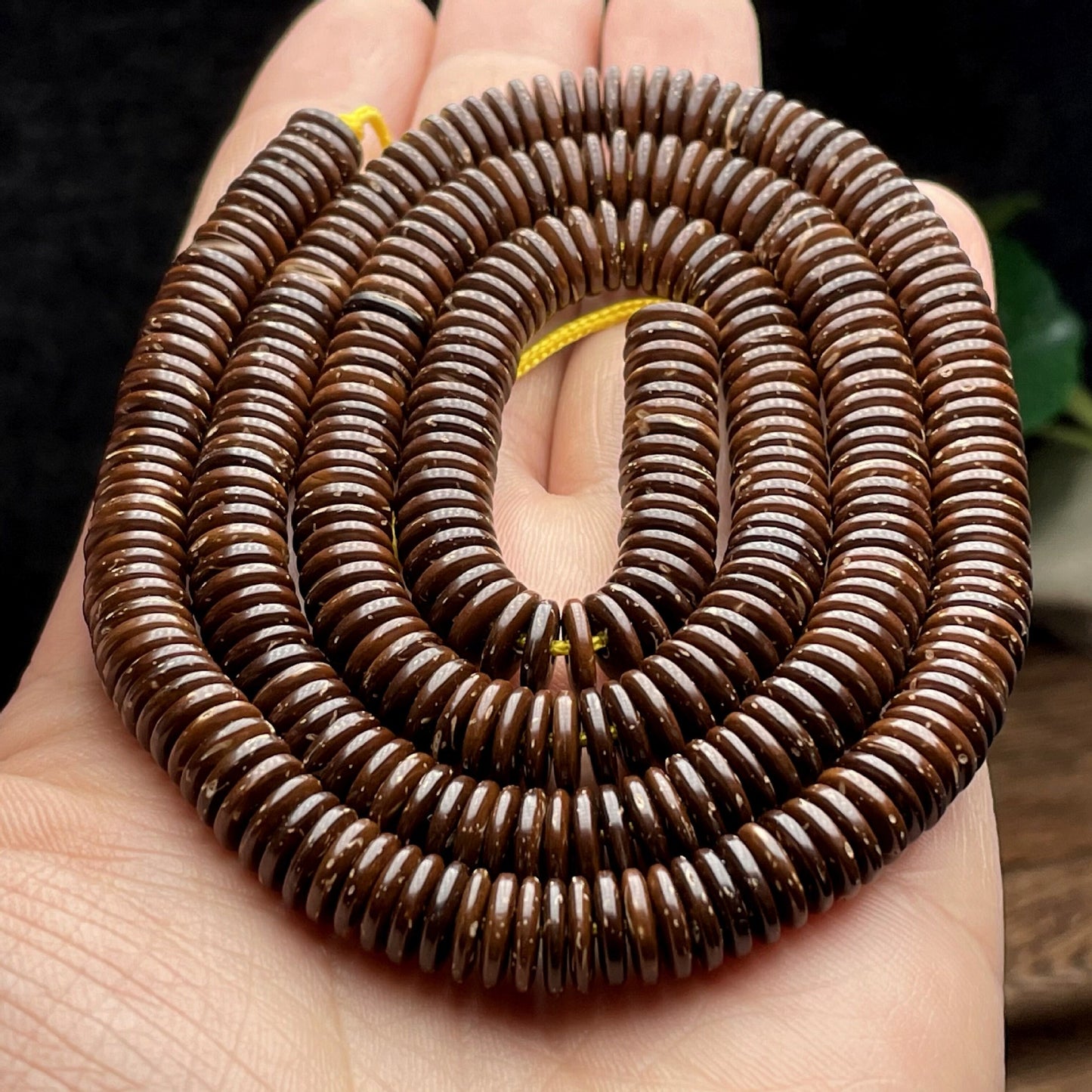 Coconut Shell Spacer Scattered Beads Slices Jewelry Accessories