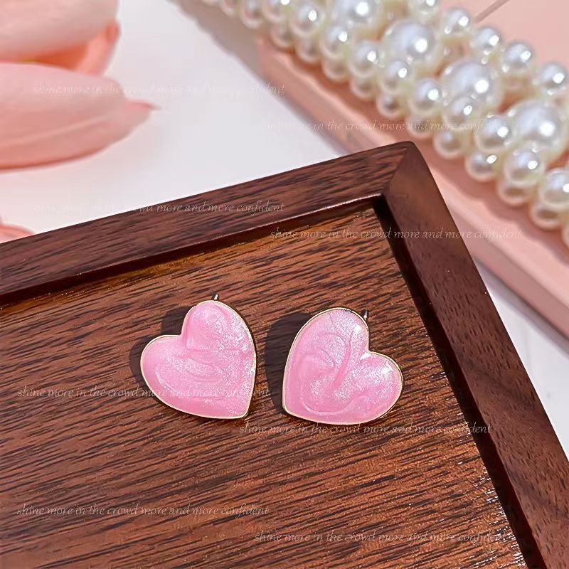 Women's Fairy Sweet Potato Purple Blue Pink High-grade Temperament Stud Earrings