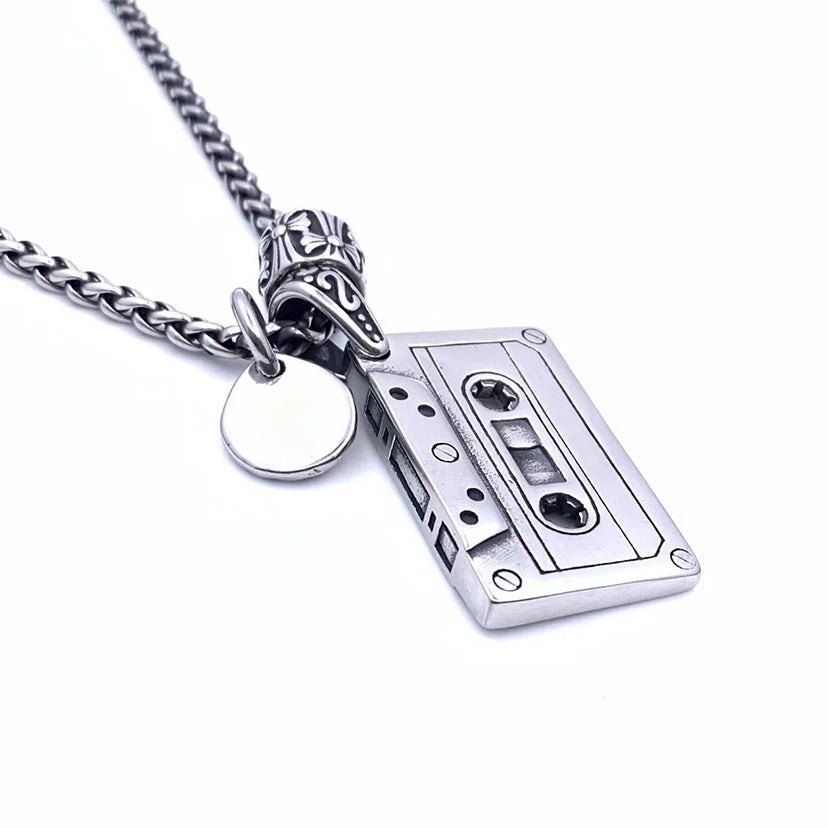 Men's Street Tape Fashion Creative Retro Personalized Hip Hop Necklaces