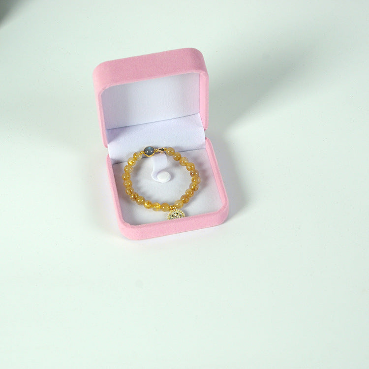 Flannel Box Storage Ear Bag Gift Rings