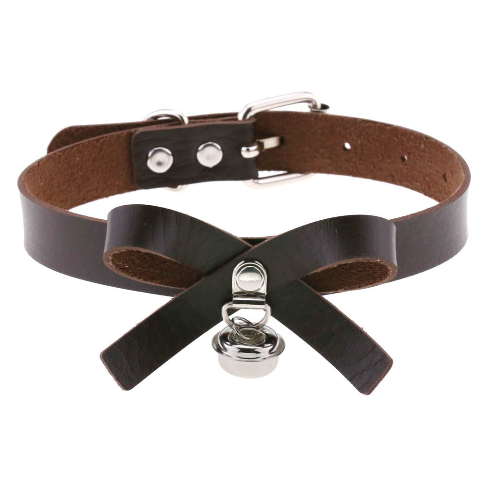 Punk Soft Graceful Bow Neckband Sexy Clang Collar