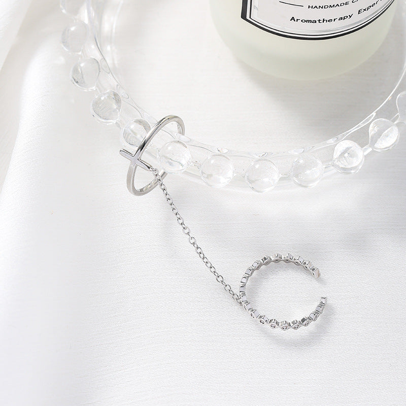 Female Fashion Personality Special Interest Light Luxury Exquisite One-piece Opening Rings