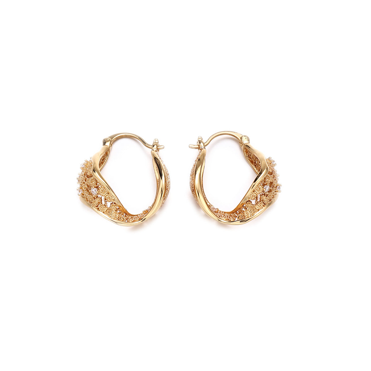 Women's Ear Zircon Embellished Simple High-grade Summer Temperament Earrings