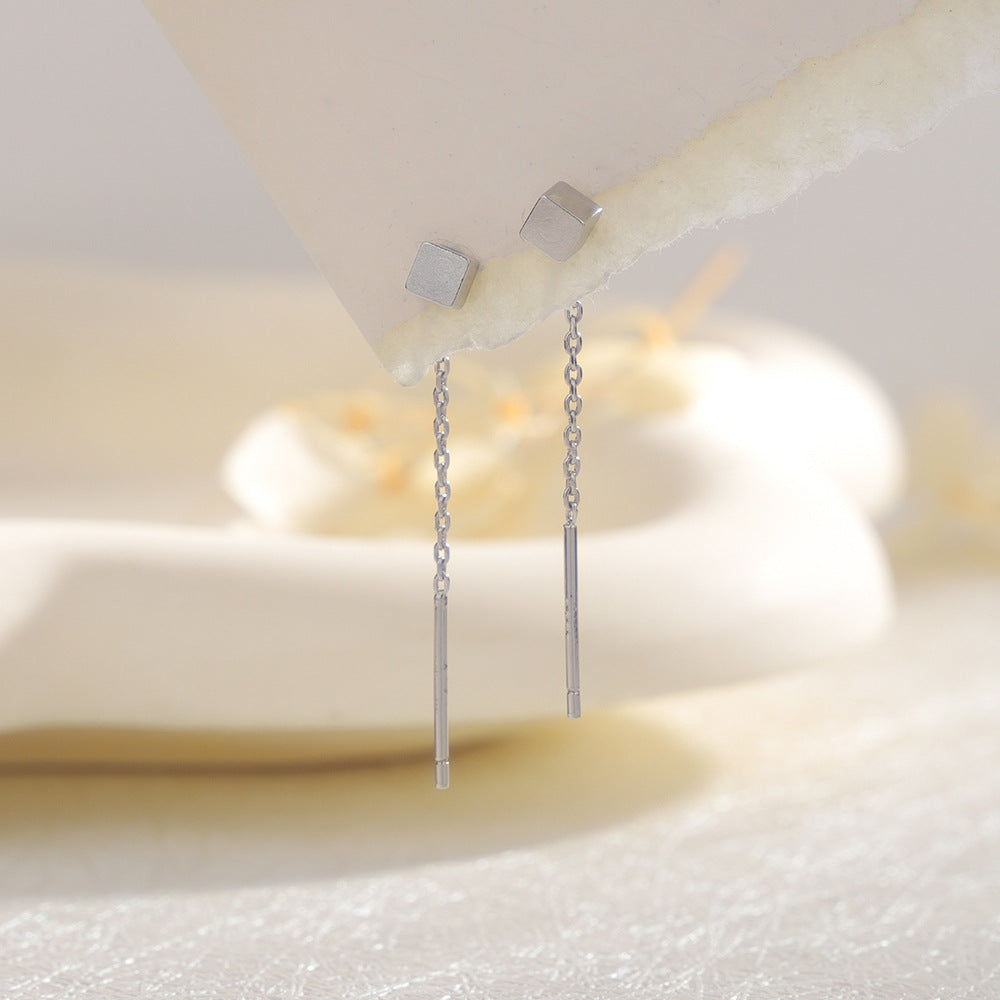 Korean Style Trendy Square Design High-grade Earrings