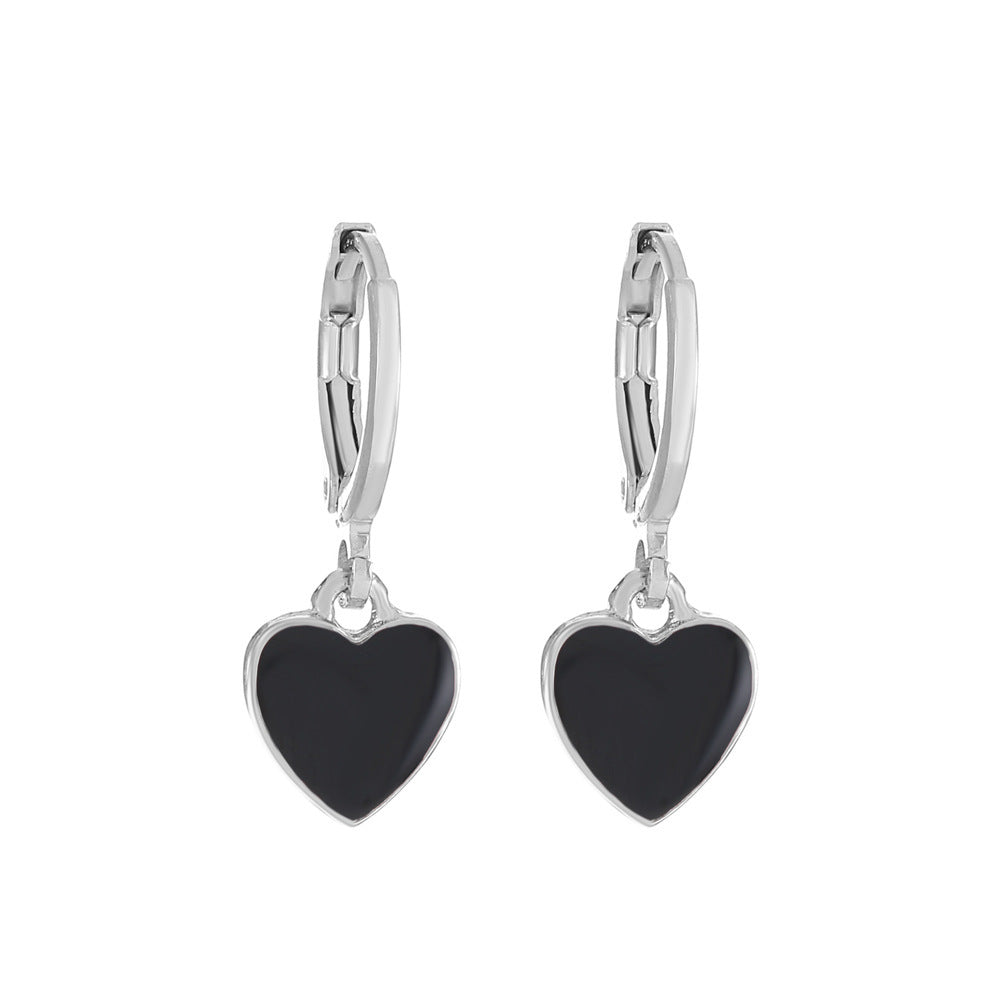 Women's Colorful Oil Shaped Fashion Temperamental Minority Design Geometric Earrings