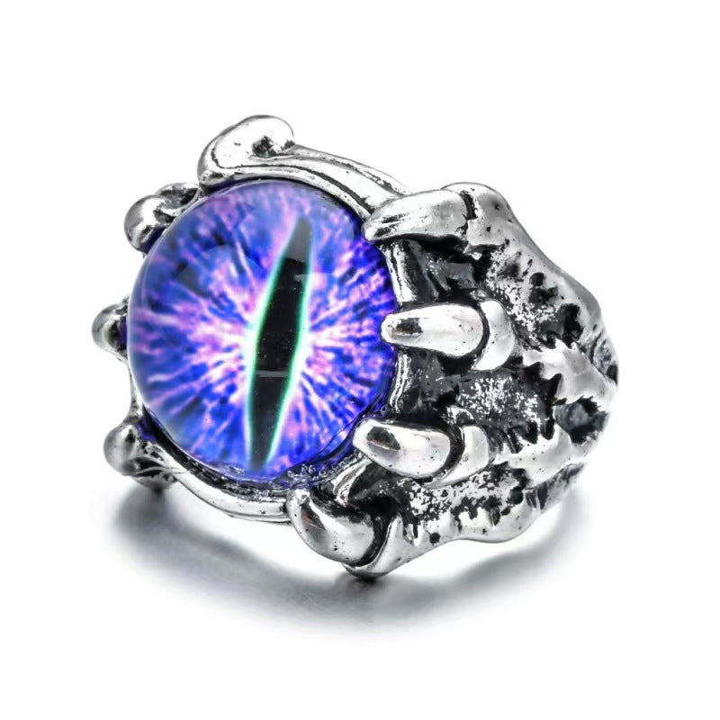 Evil Eye Demon Unisex Personality Punk Cool Fashion Ring