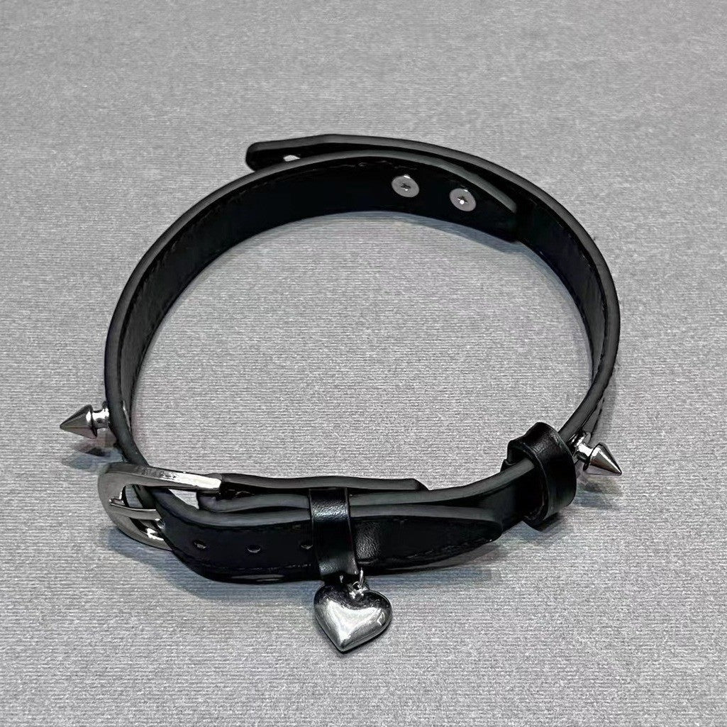 Style Buckle Female Sweet Cool Hot Personalized Hip Hop Simple Collar