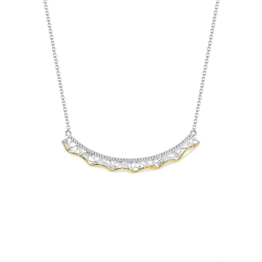 Lace Skirt Smile Design High-grade Mild Luxury Retro Hollow Clavicle Necklaces