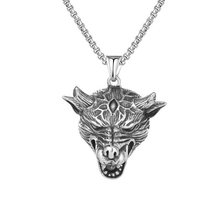 Men's Trendy Unique Little Shark Stainless Steel Necklaces