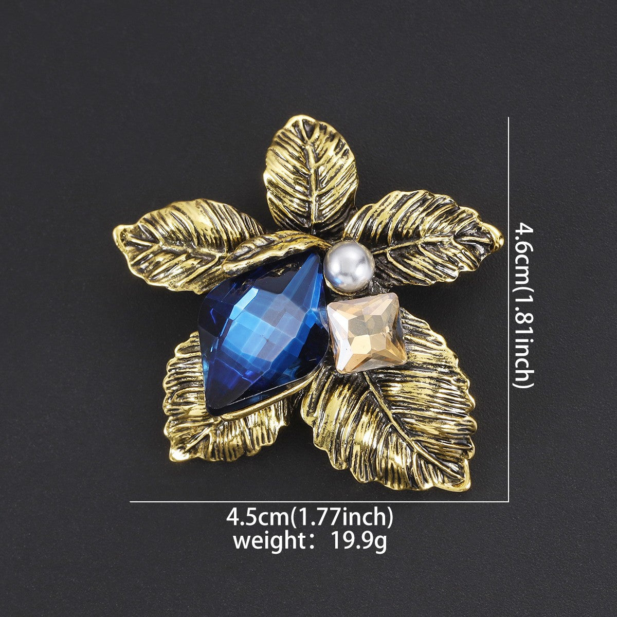 Women's & Men's Elegant Brooch Alloy Rhinestone Niche Design Business Corsage Brooches