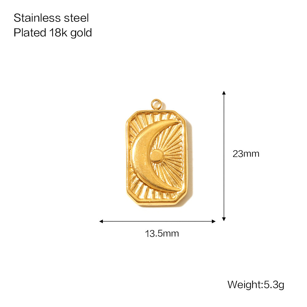 Versatile Women's Stainless Steel Gold-plated Bow Jewelry Accessories