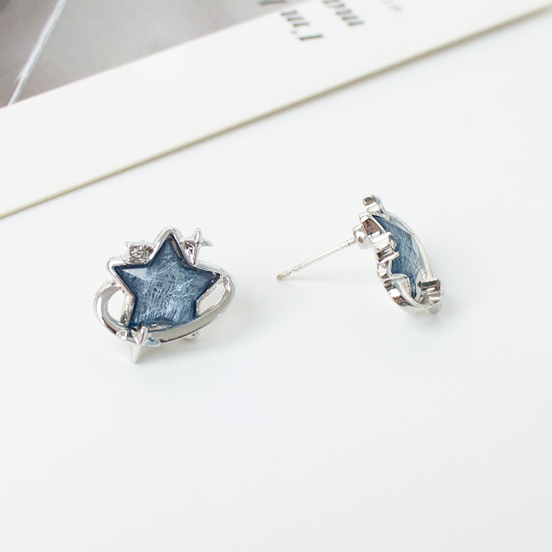 Women's Sier Needle High-grade Korean Affordable Luxury Earrings