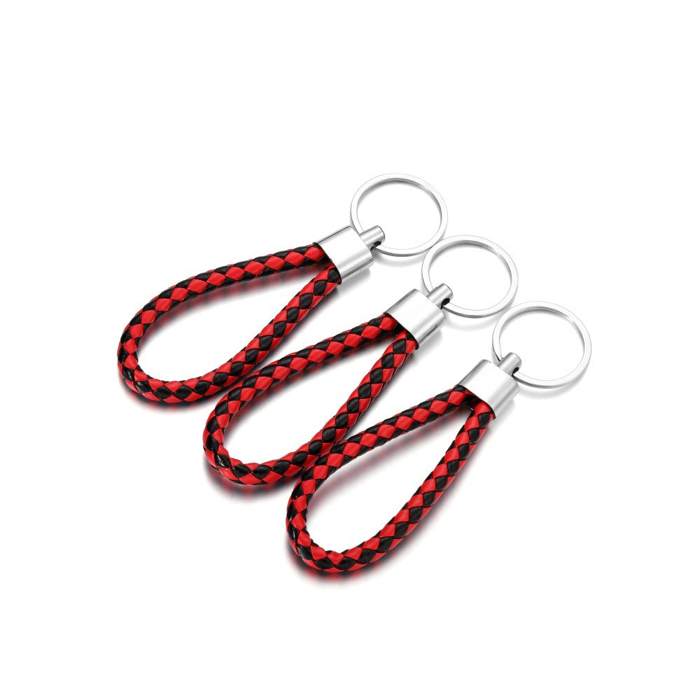 Color Creative Weaving Leather Rope Car Jewelry Accessories