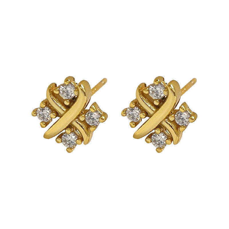 Women's For Light Luxury Simplicity Small Diamond Earrings