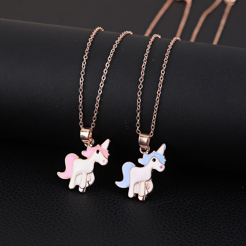 Dripping Oil Cartoon Unicorn Sweet Cute Bracelets