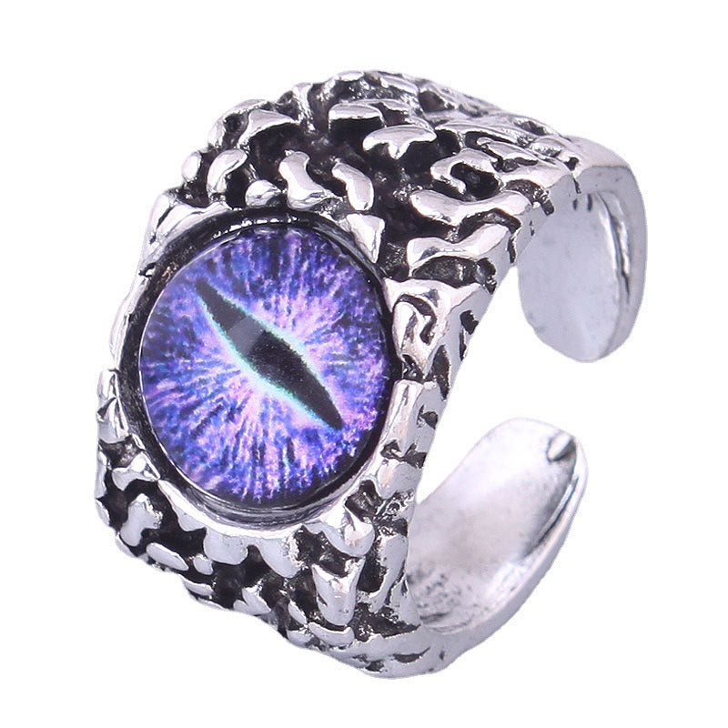 Fashion Retro Simple Devil Eye Temperament Ring