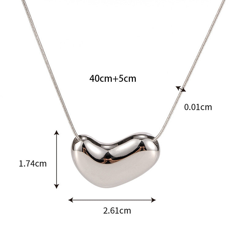 Cold Style Titanium Steel Snake Bones Necklaces