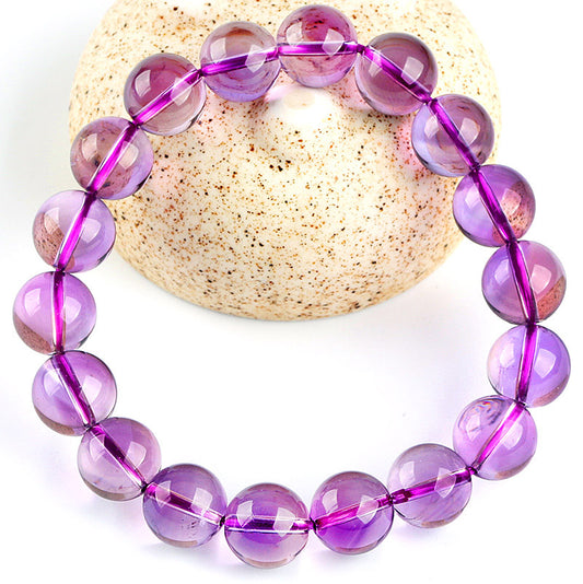 Natural Bolivia Amethyst Super Bright Sky Mirror Bracelet
