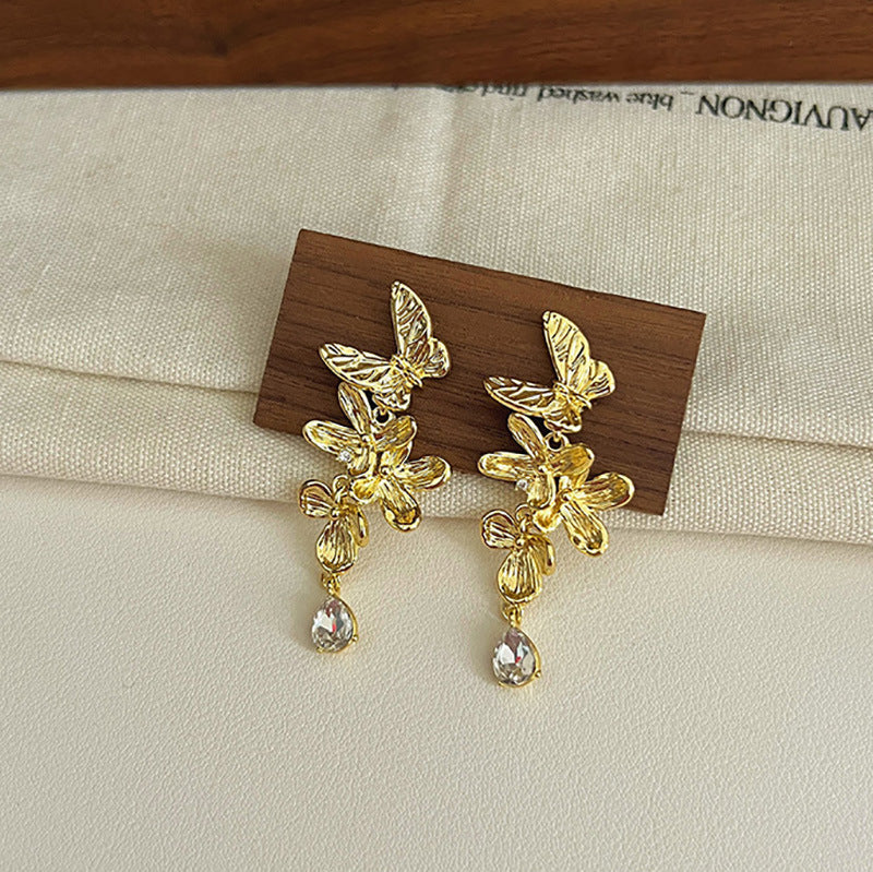 Women's Chinese Style Light Luxury High-grade Niche Earrings