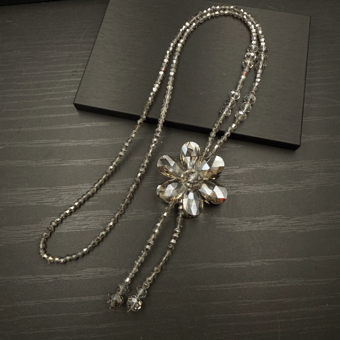 Women's Flower Sweater Chain Fashion Petals Refined Necklace