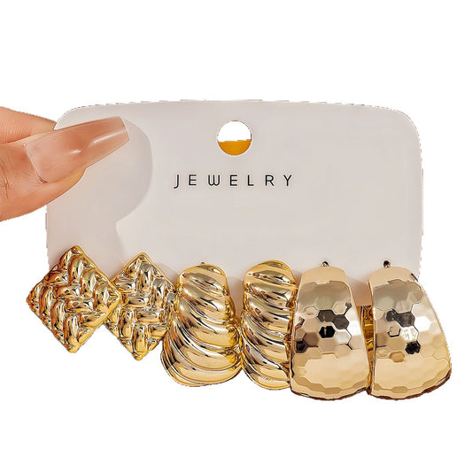 Simple Creative Personality Type Water Drop Beanie Rings