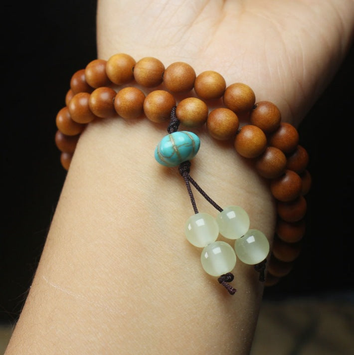 Barbie Sandalwood Tassel National Style Female Artistic Bracelets
