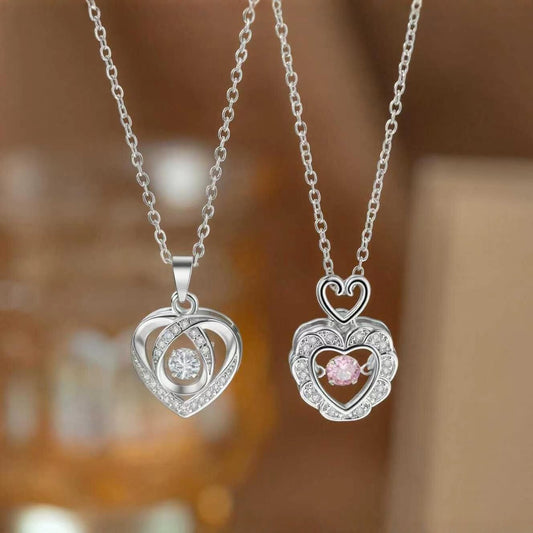 Women's Loving Heart Zircon For Light Luxury Minority Design High-grade Clavicle Necklace