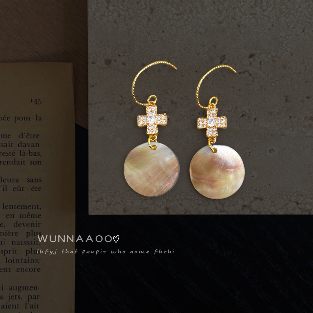French Style Vintage Handmade Design Sense Earrings
