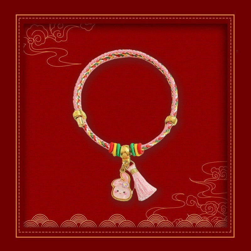 Children's Dragon Boat Festival Colorful Rope Chic Carrying Strap Batch Bracelet