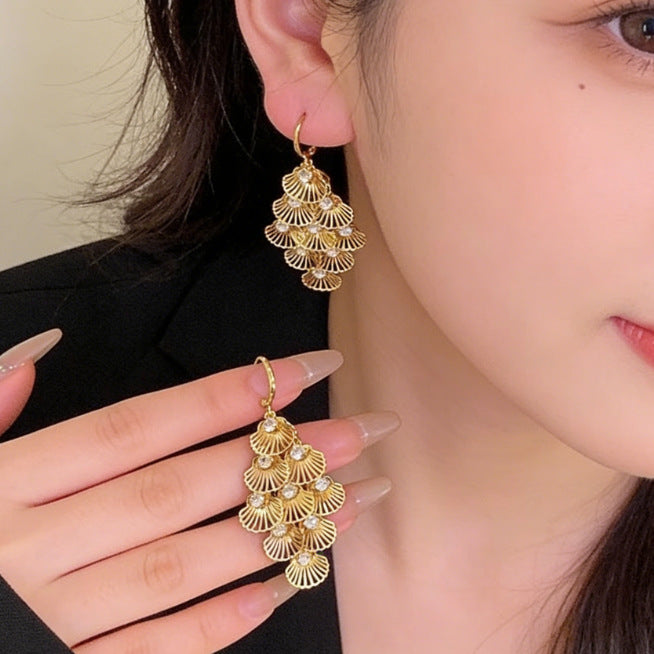 Women's Diamond For Chic Elegant Fresh Sweet Stud Earrings