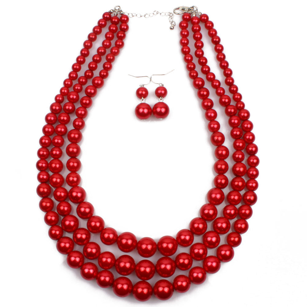 Imitation Pearl Suite High Sense Minority Earrings