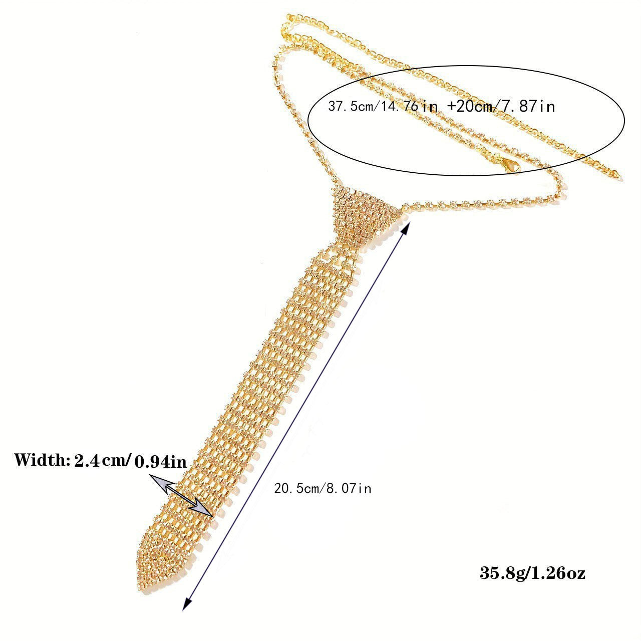 Women's & Men's Rhinestone Tie Wedding Gown Dress Arrow-shaped Artistic Jewelry Accessories