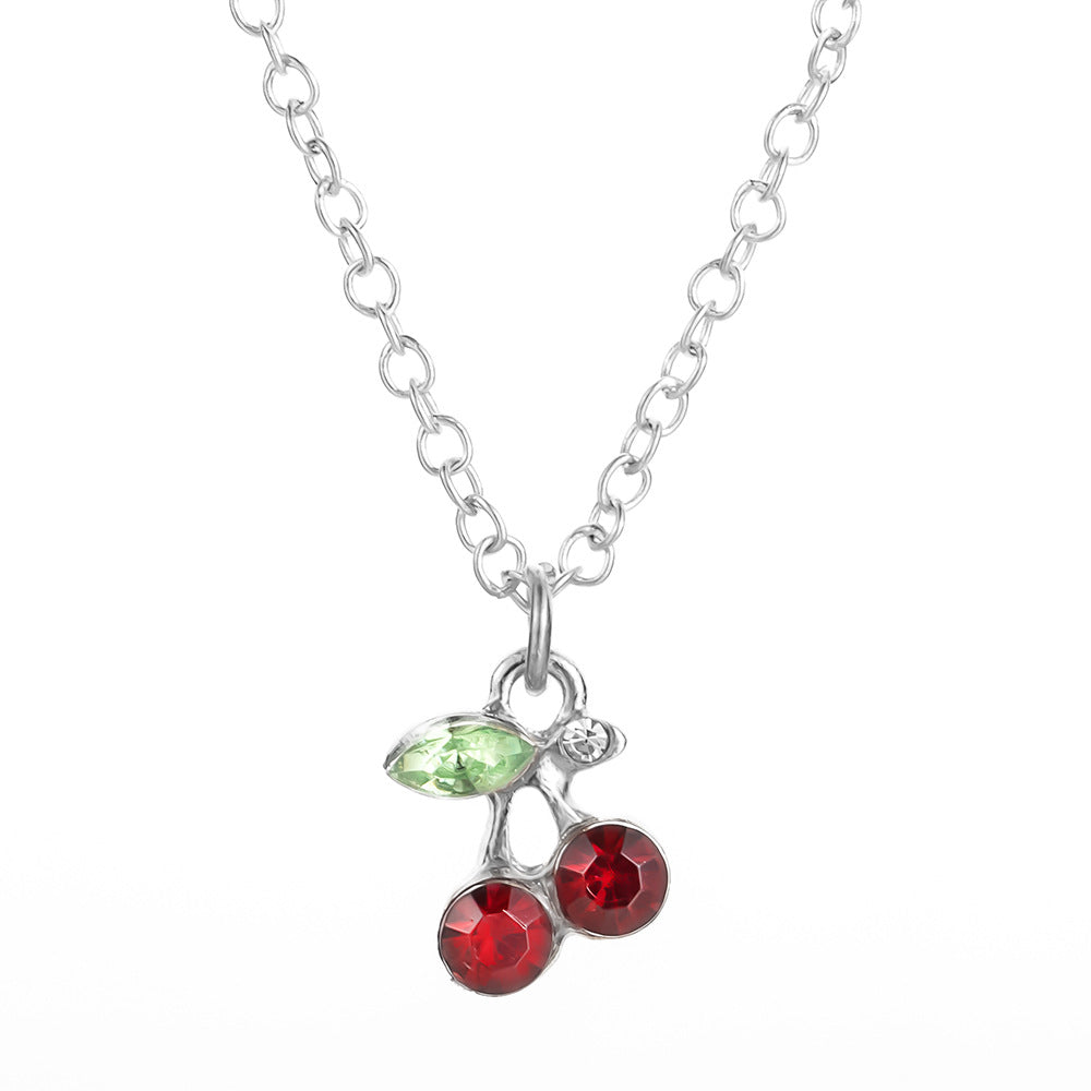 Jewelry Cute Fashion Spot Drill Red Necklaces