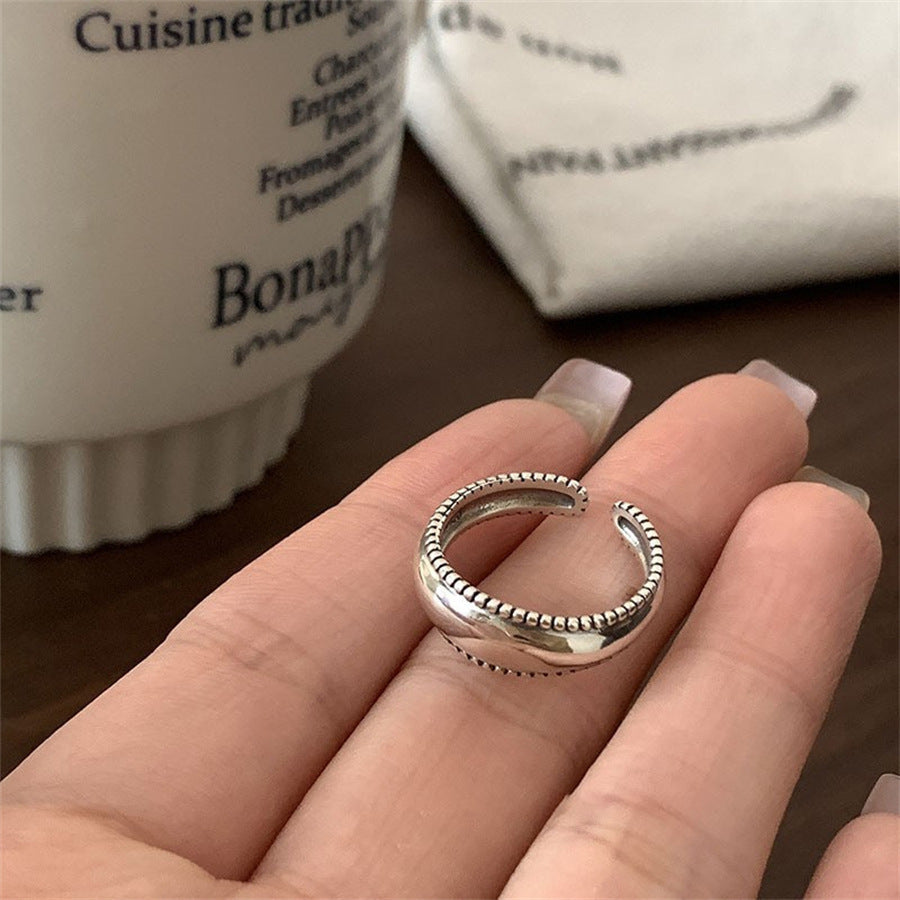 Women's Light Luxury High-grade Temperamental Minority Design Opening Ring
