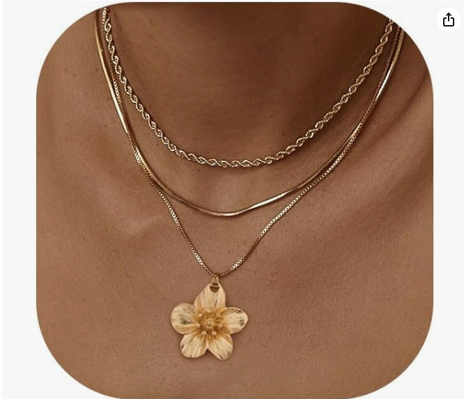 Fashion Bohemian Line Unique Design Light Necklace