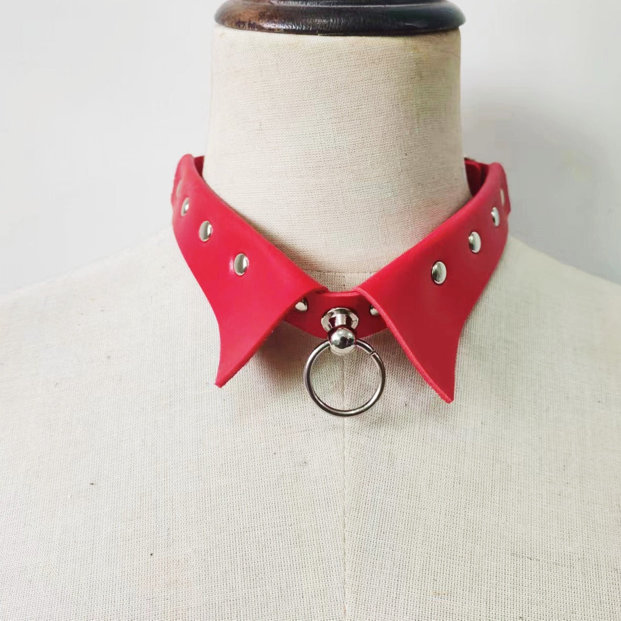 Personality Punk Gothic Leather Simple Trend Collarbone Necklet Collar